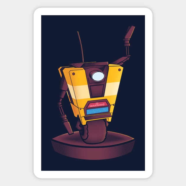 Waving Claptrap! Magnet by CharleyFox